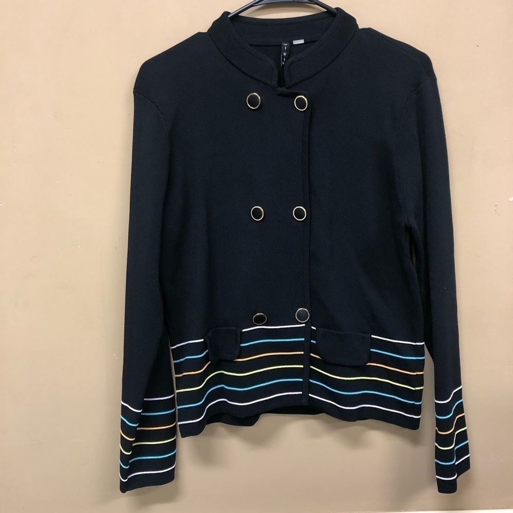M.T.W.T 9-5 Multicolor Black Career Jacket